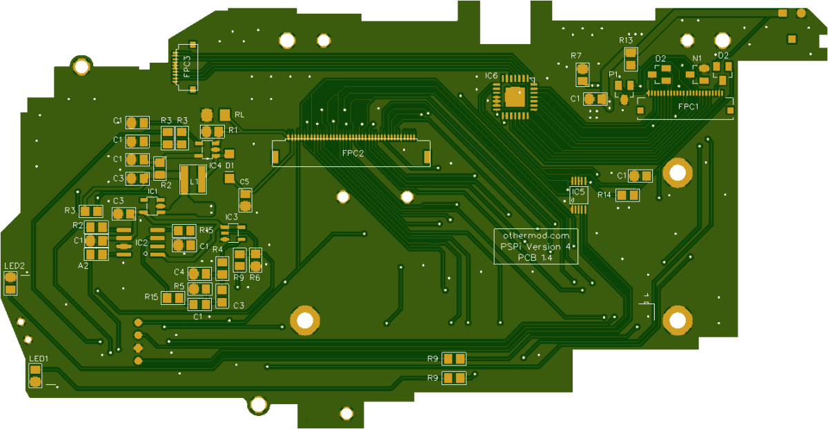 Psp type3 v2c принципиальная схема