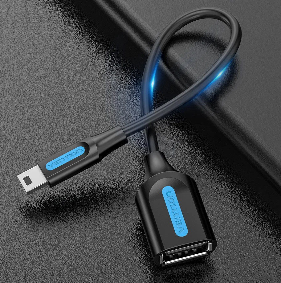 Vention Mini USB Male Type B to Female Type A Adapter